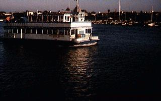 The Pavilion Queen chugging by.